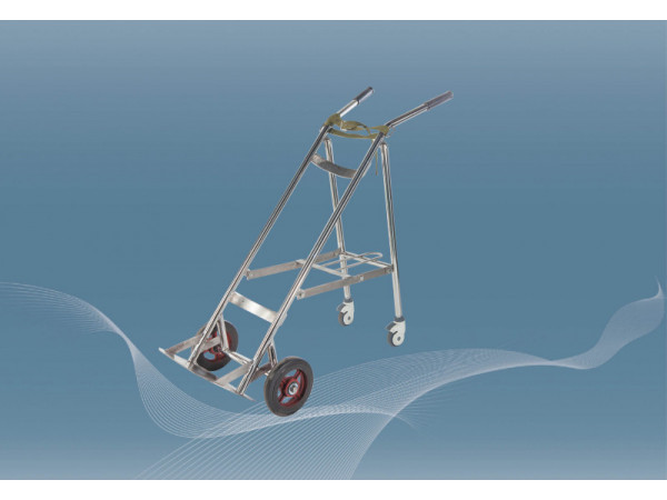 欣雨辰醫療 YC-K19全不銹鋼氧氣瓶車 304不銹鋼推車