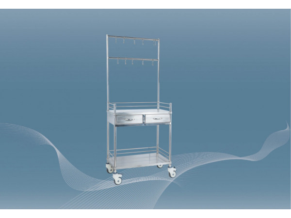 欣雨辰醫療 B8全不銹鋼輸液車 304不銹鋼醫用車