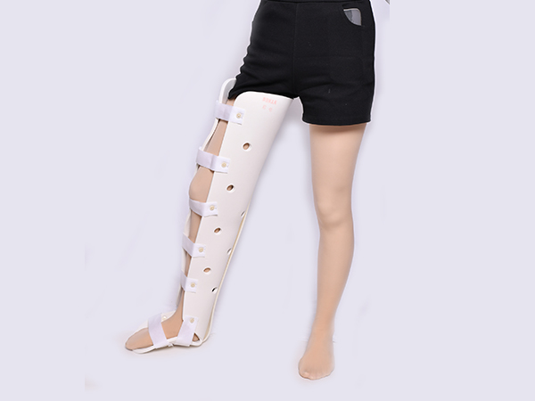 脛腓超踝固定支具 膝關節下肢夾板大腿護具股骨小腿高分子托具