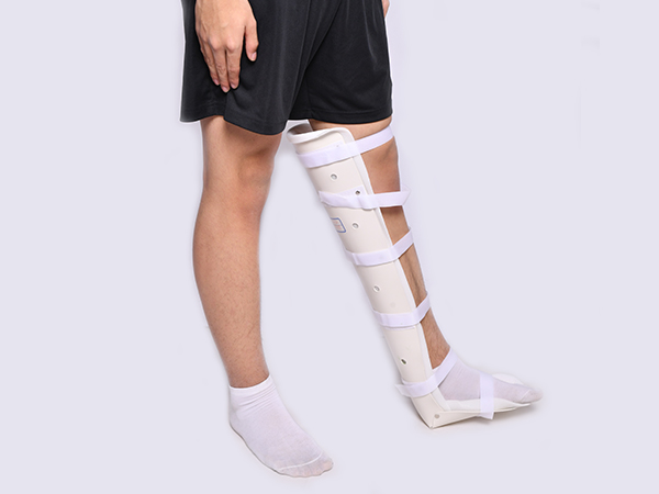 高分子膝部下肢支具骨折護具夾板小腿膝蓋關節術后外固定支具