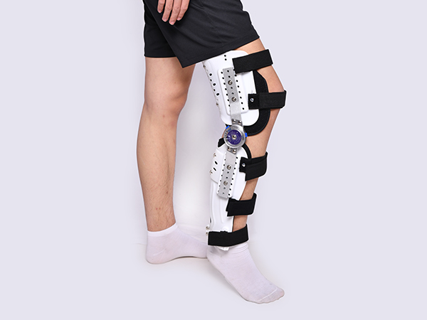 膝關節固定支具下肢骨折護具可調式膝蓋康復輔助器