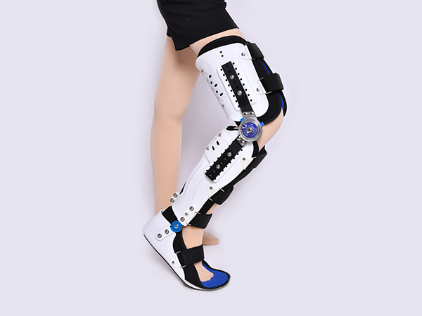 膝踝足固定支具關節可調下肢固定器大腿部骨折支架術后腳踝 康復器