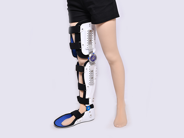 可調膝踝足固定支具 大腿下肢支具 膝關節固定支具 膝踝足矯形器