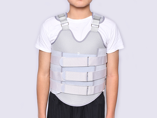 胸腰椎固定支具低溫熱塑胸腰椎固定帶護具 可塑型背帶式胸腰支具