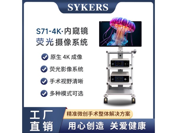 SYKERS 史克斯內窺鏡 4K熒光攝像系統 冷光源 導光束